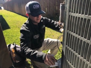 Man Repairing HVAC system